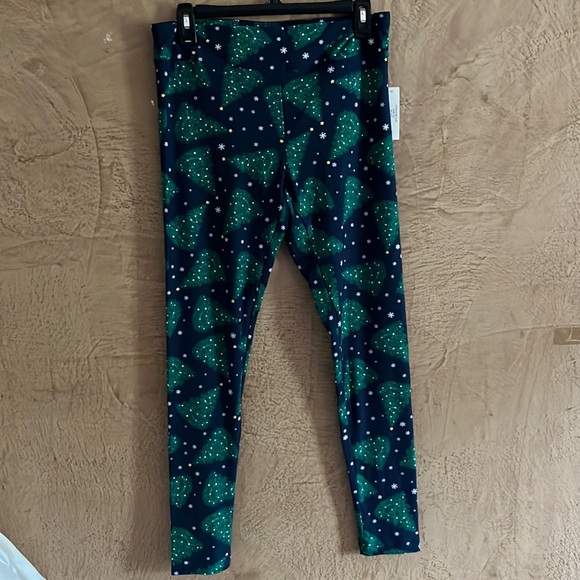 Christmas Leggings Medium NWT - Picture 4 of 5